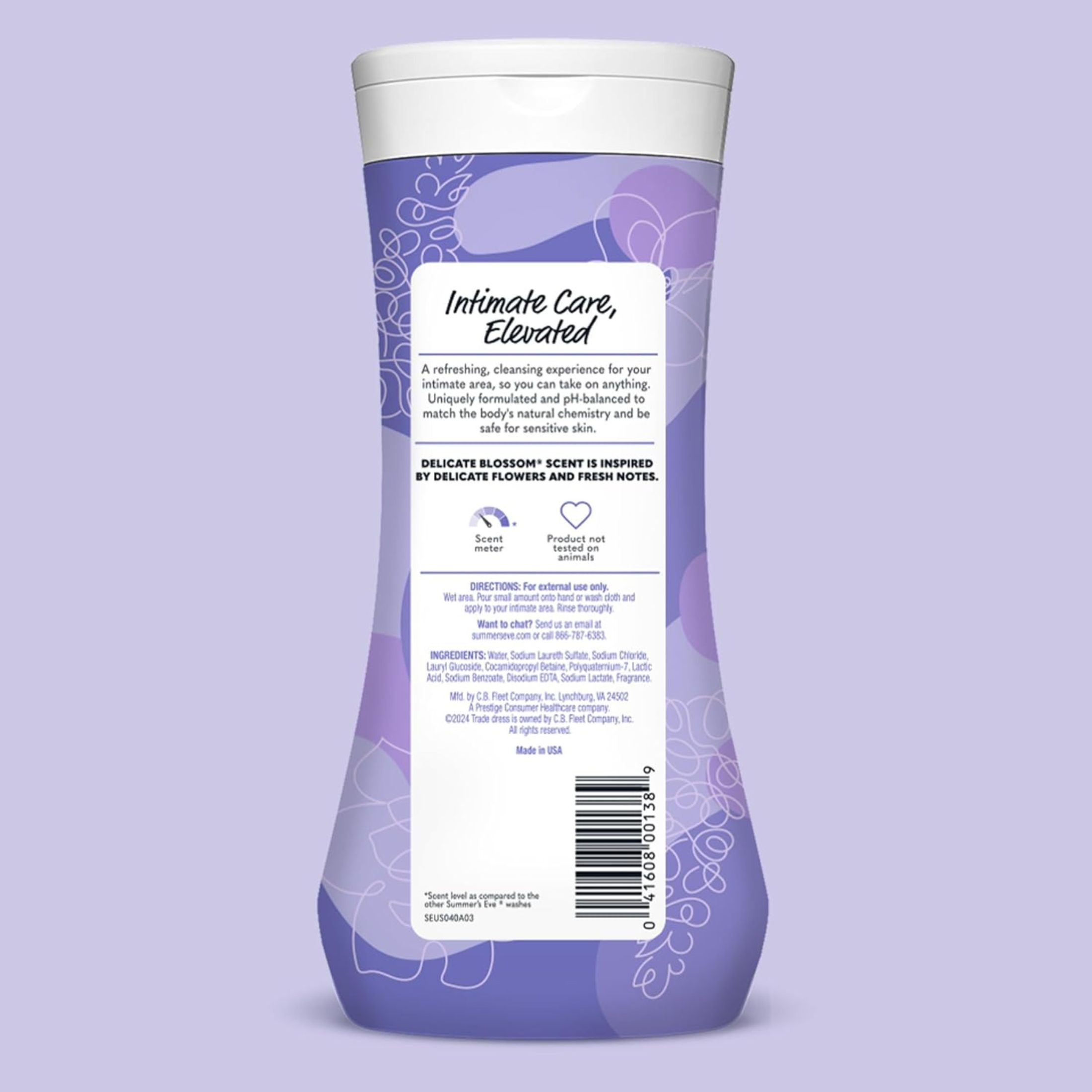 Summer's Eve Cleansing Wash For Sensitive Skin Delicate Blossom