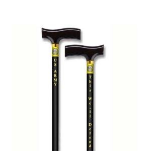 Alex Orthopedic Straight Adjustable Cane - US Air Force