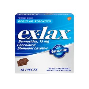 Ex-Lax Regular Strength Chocolate Stimulant Laxative