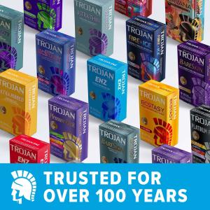 Trojan Her Pleasure Sensations Lubricated Premium Latex Condoms