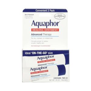 Aquaphor Healing Skin Ointment, Advanced Therapy, 2 Pack, 0.35 Oz Ea
