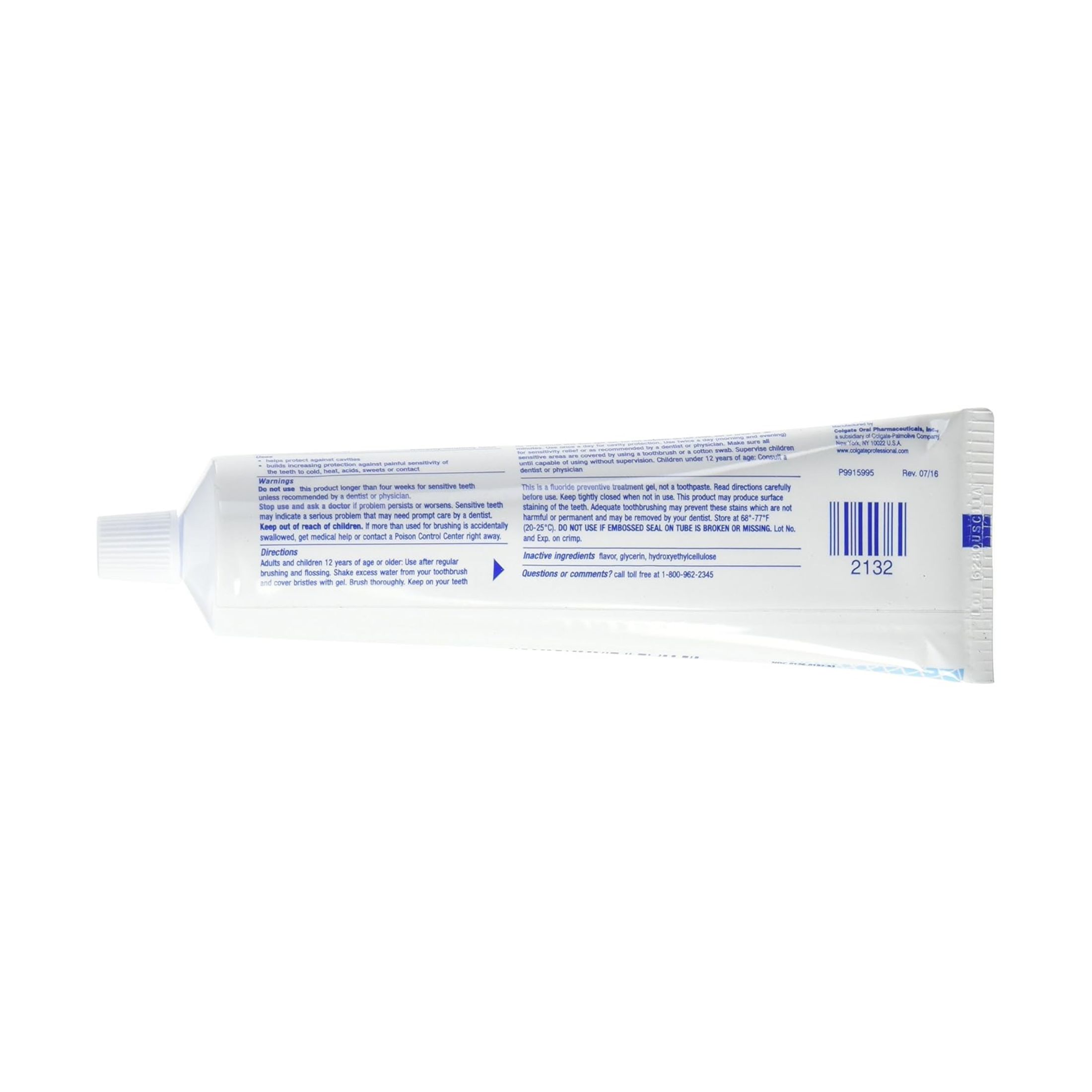 Colgate Gel Kam Fluoride Preventive Treatment Gel, Mint Flavor - 4.3 Oz