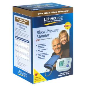 Lifesource One Step Auto Inflate Blood Pressure Monitor With Medium Cuff
