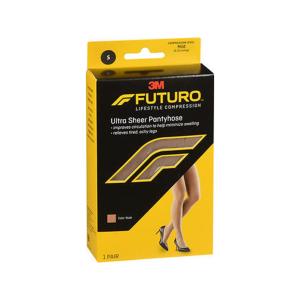 Futuro Energizing Ultra Sheer Pantyhose French Cut Small Beige 1 Pr