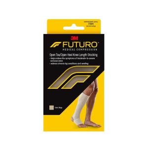 Futuro Open Toe/Open Heel Knee Length Stocking, Firm Compression