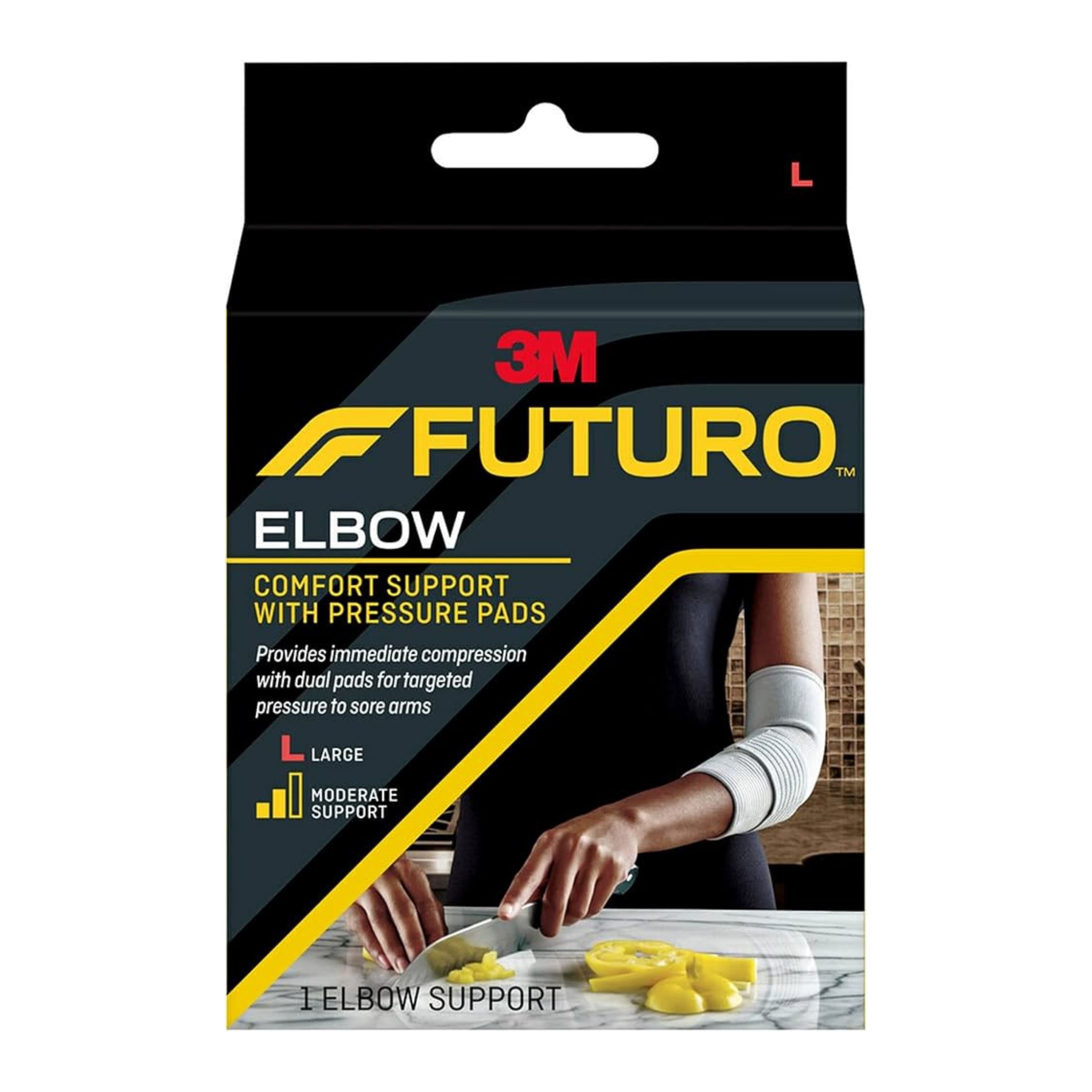 Futuro Elbow Support With Pressure Pads, Large 47863EN