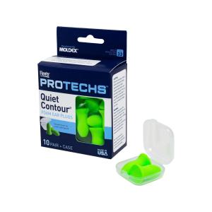 Flents Protechs, Quiet Contour Foam Ear Plugs, 10 Pair + Case