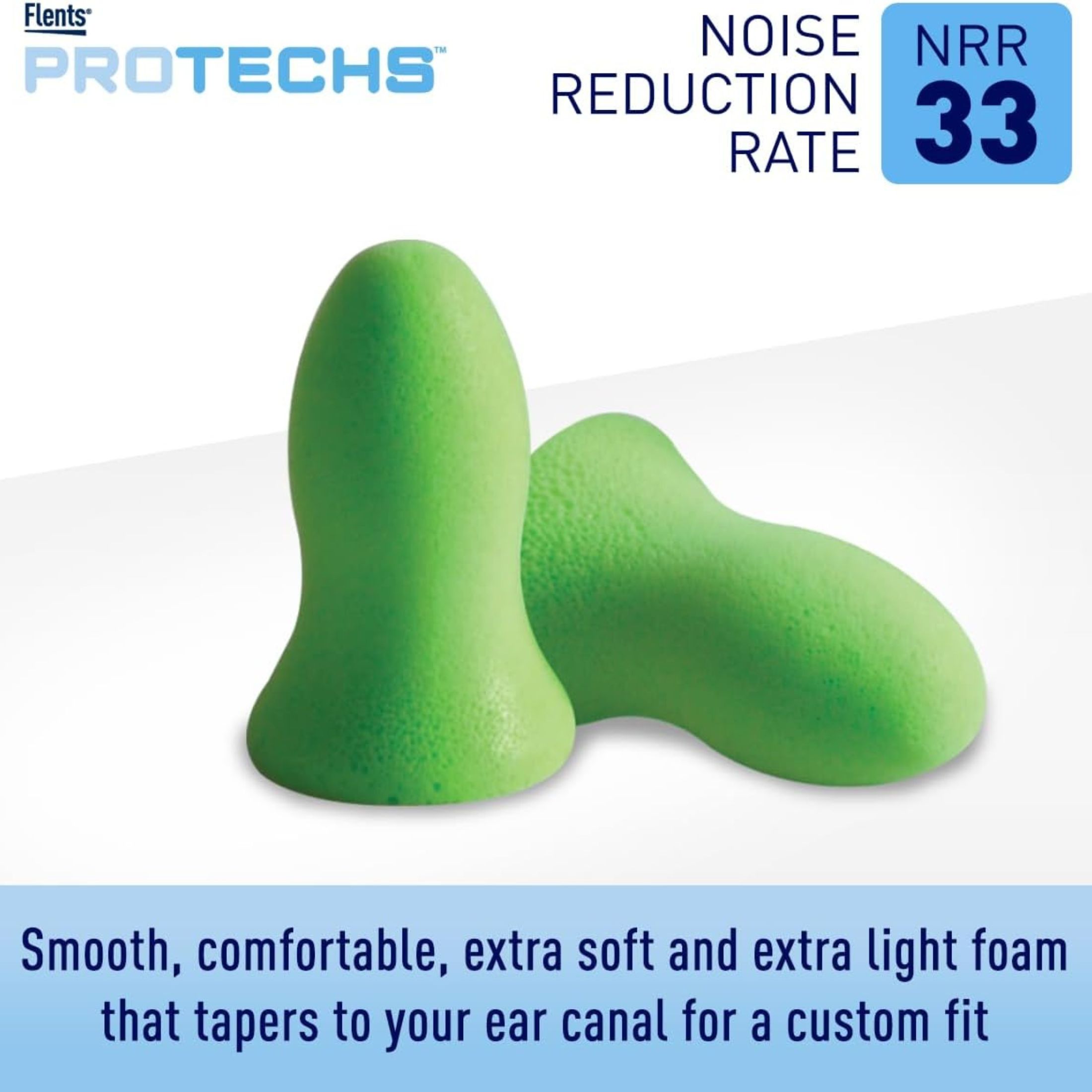 Flents Protechs, Quiet Contour Foam Ear Plugs, 10 Pair + Case