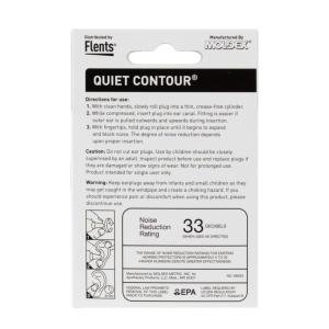 Flents Protechs, Quiet Contour Foam Ear Plugs, 10 Pair + Case