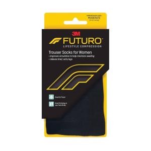 Futuro Dress Socks Revitalizing Trouser For Women Moderate Medium Black