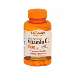 Sundown Naturals Vitamin C, High Potency, 1000 Mg, Caplets