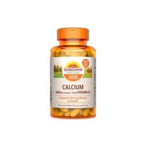 Sundown Naturals Calcium, Plus Vitamin D3, 600 Mg, Coated Tablets