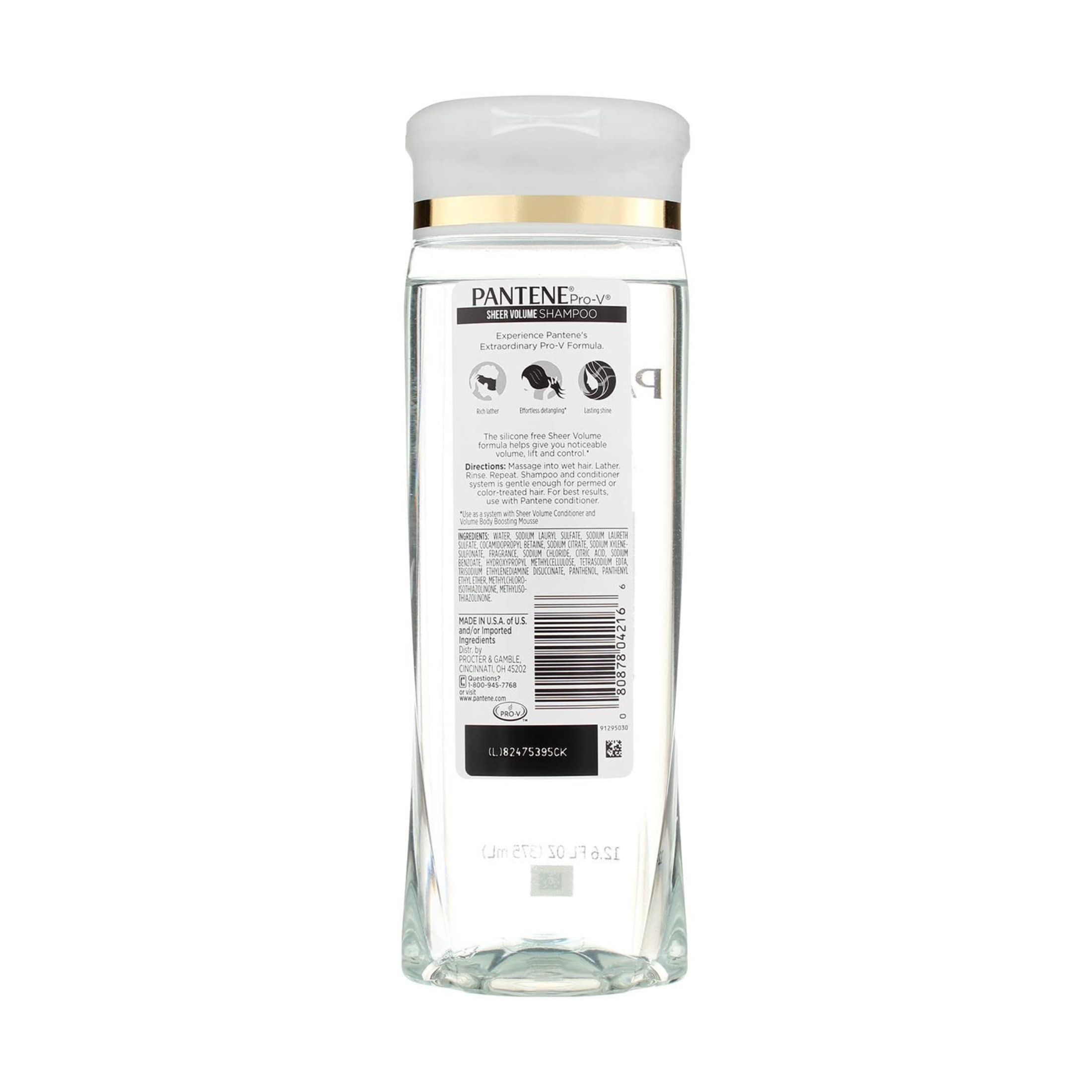 Pantene Pro V Sheer Volume Shampoo, 12.6 Fl Oz