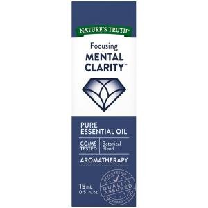 Nature's Truth Focusing Mental Clarity Pure Essential Aromatherapy Oil 15mL