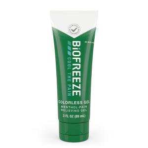 Biofreeze Menthol Pain Relief Colorless Gel, 3 Fl Oz