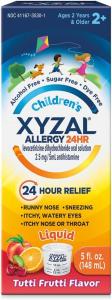 Xyzal Allergy, Children's, 24 Hr, Bubble Gum Flavor, Liquid 5 Fl Oz