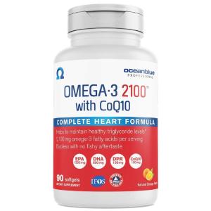 Oceanblue Omega-3 2100 With CoQ10 Natural Orange Flavor