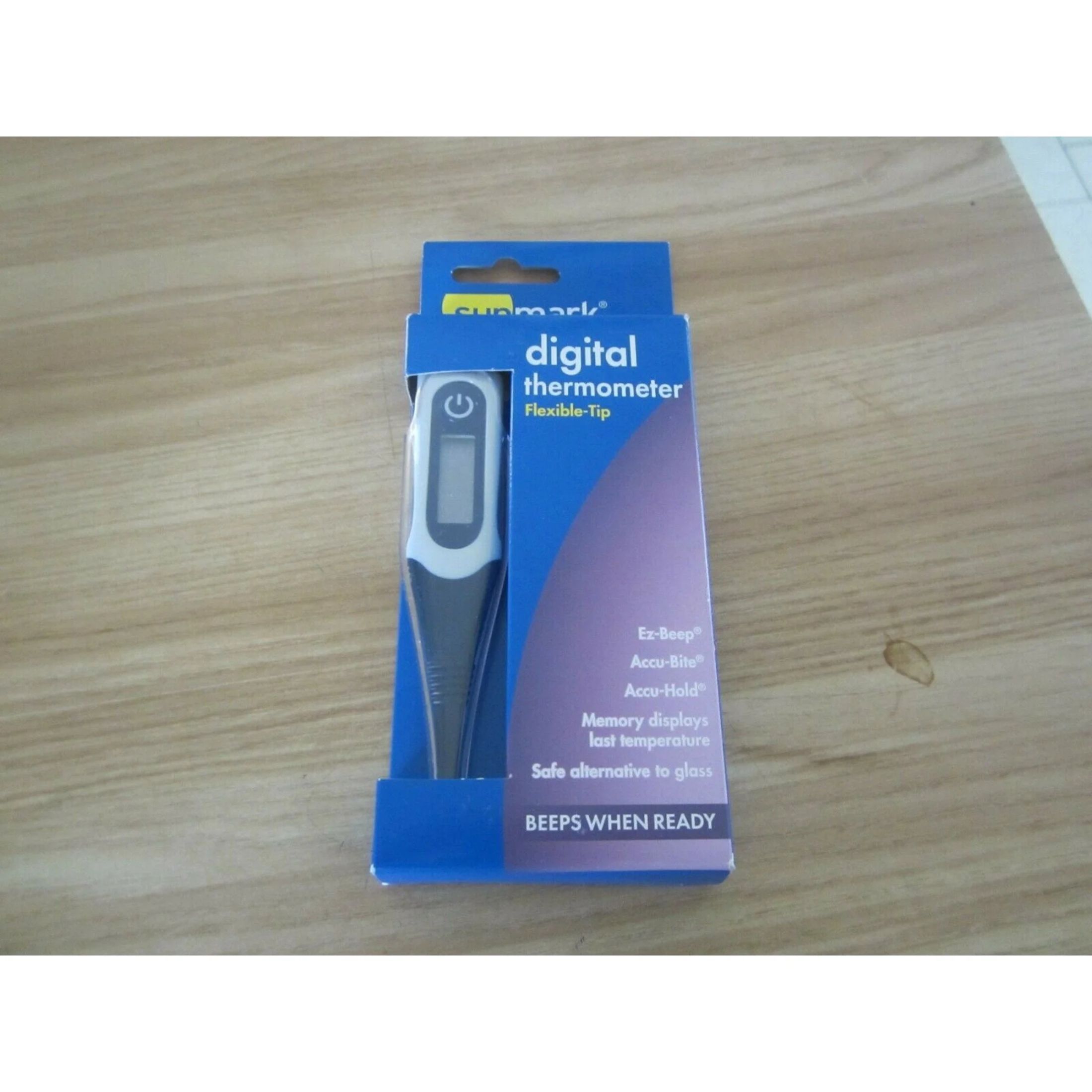 Sunmark Digital Thermometer, Mercury Free