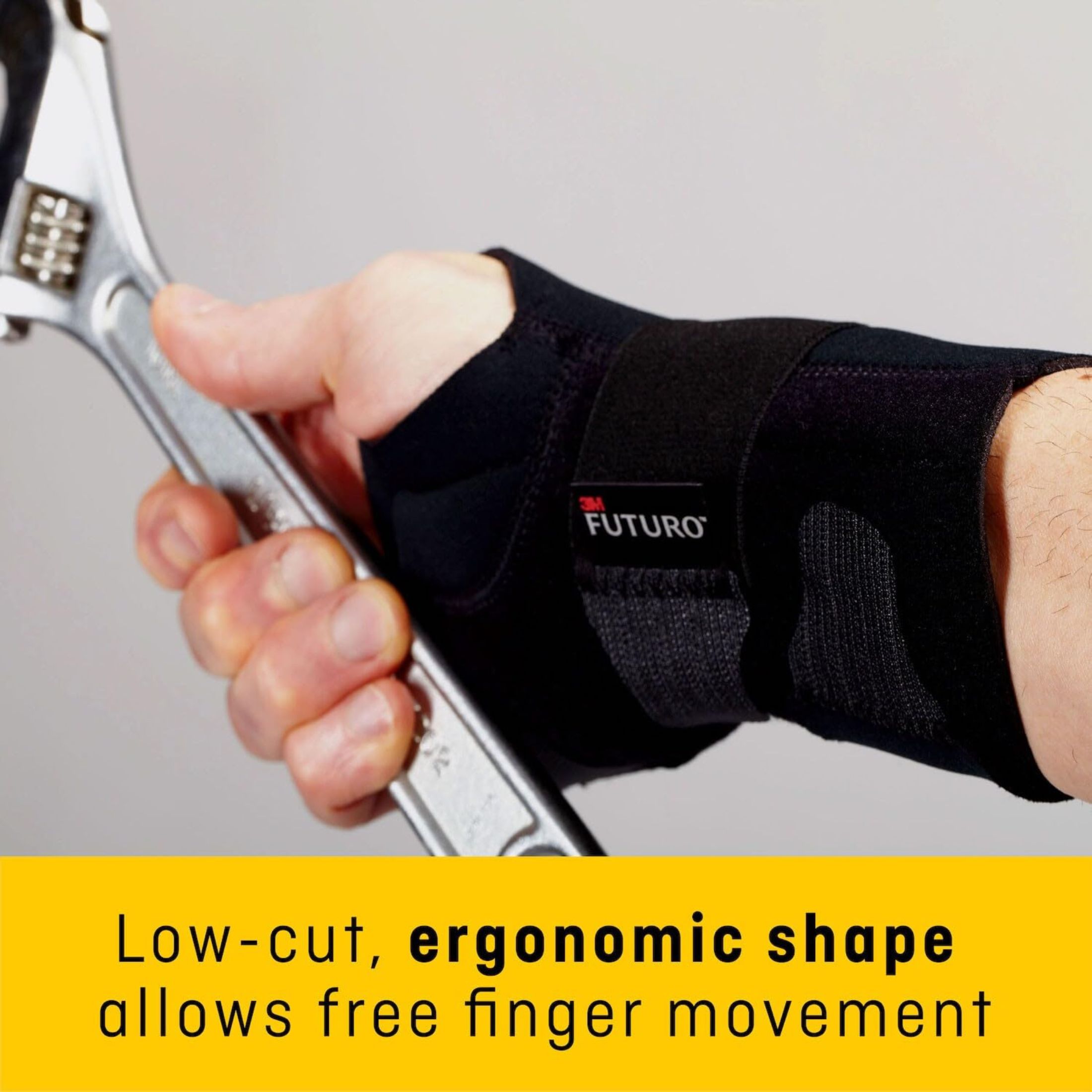 Futuro Energizing Left Hand Wrist Support, Large/X Large