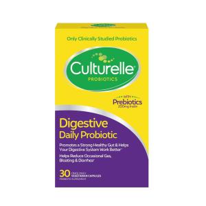 Culturelle Probiotics, Digestive Daily Probiotic, 30 Vegetarian Capsules