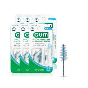 GUM Proxabrush Go-Betweens Refills, Wide