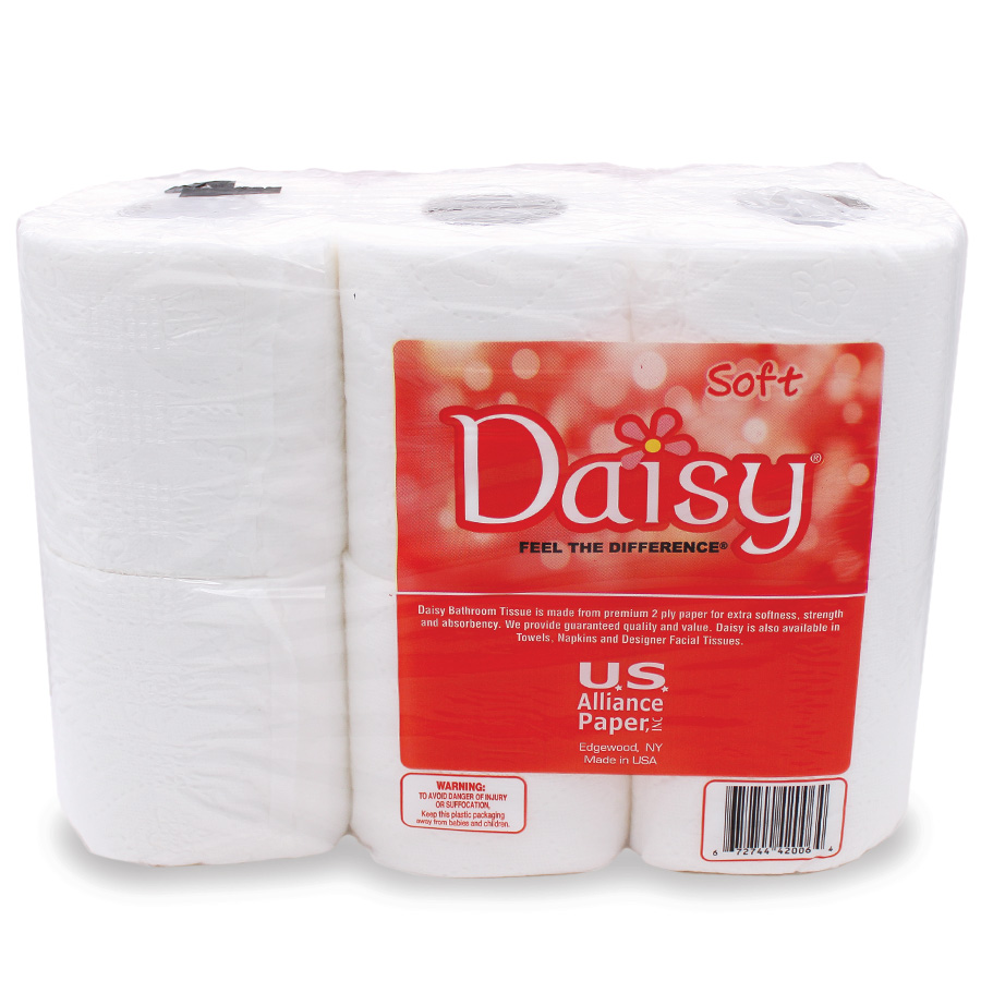 Duck Daisy Bath Tissue 150ct 6pk 2 Ply