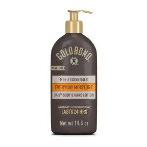 Gold Bond Men's Essentials, Lotion, Body & Hand, Daily, Everyday Moisture, 14.5 Oz