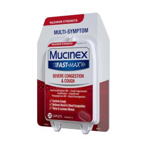Mucinex Severe Congestion & Cough, Maximum Strength, Caplets