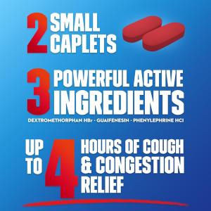 Mucinex Severe Congestion & Cough, Maximum Strength, Caplets