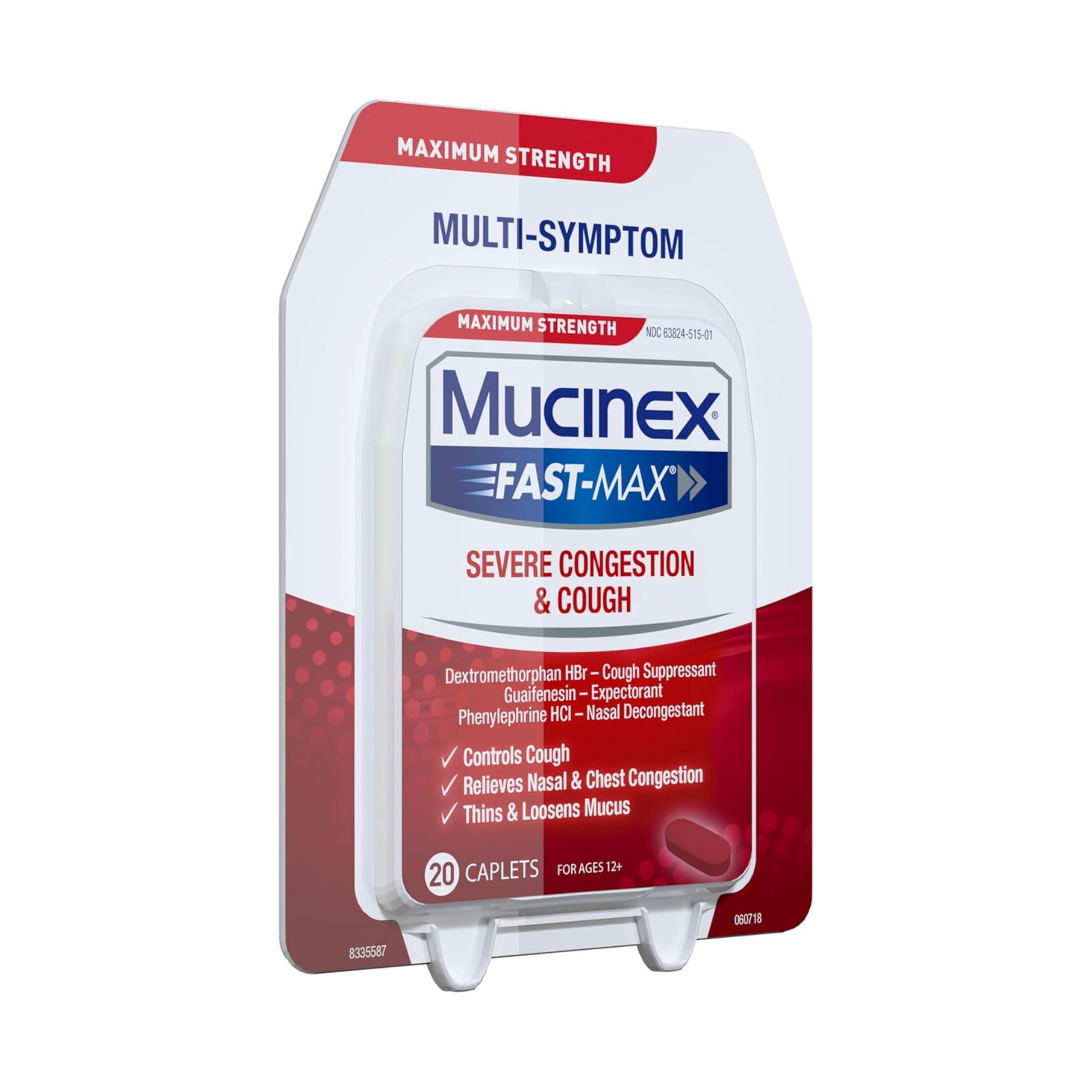 Mucinex Severe Congestion & Cough, Maximum Strength, Caplets