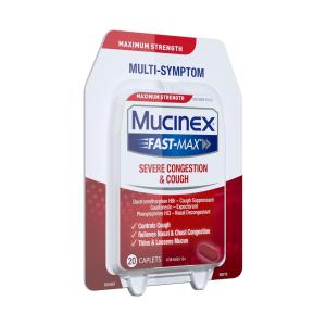 Mucinex Severe Congestion & Cough, Maximum Strength, Caplets
