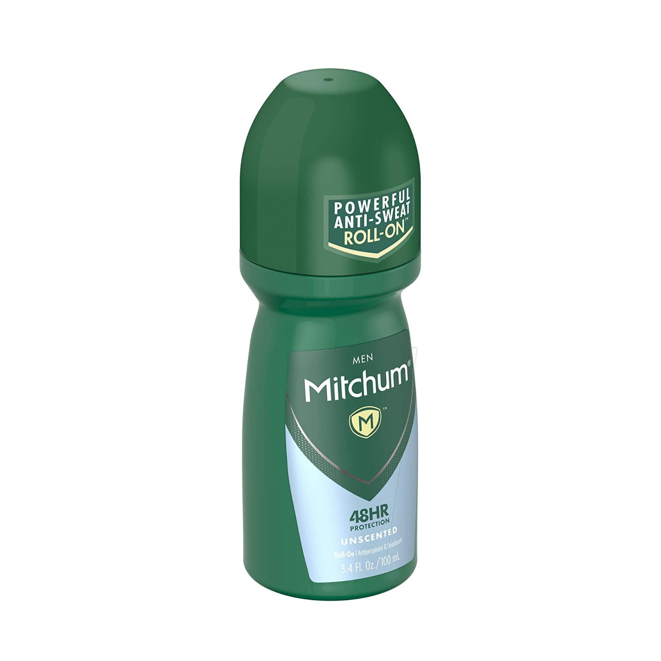 Mitchum Men Advanced Invisible Roll-On Antiperspirant & Deodorant - Unscented, 3.4 Fl Oz