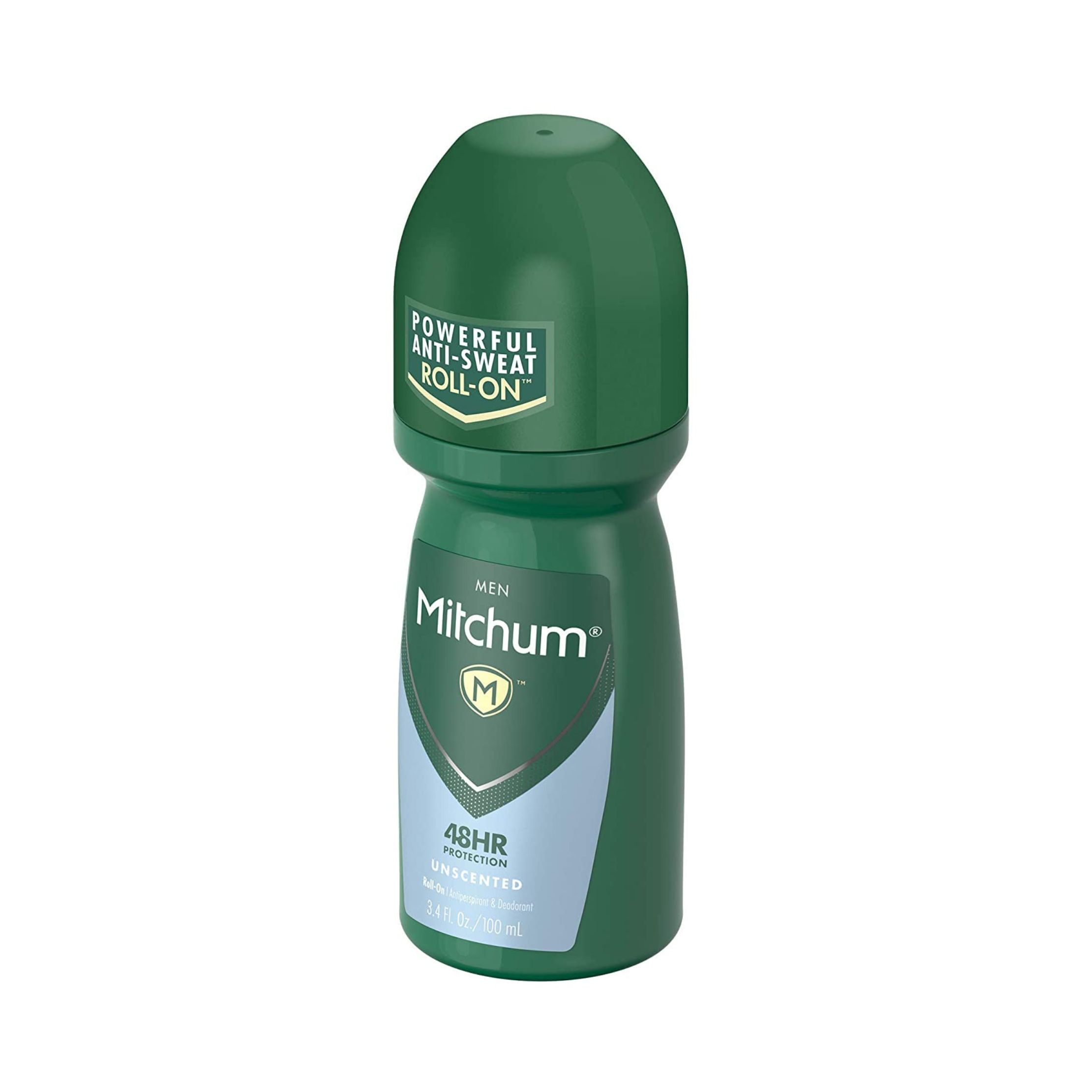 Mitchum Men Advanced Invisible Roll-On Antiperspirant & Deodorant - Unscented, 3.4 Fl Oz
