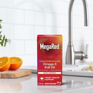 MegaRed Schiff Superior Omega-3 Krill Oil - Extra Strength 500 Mg 40 Sgels