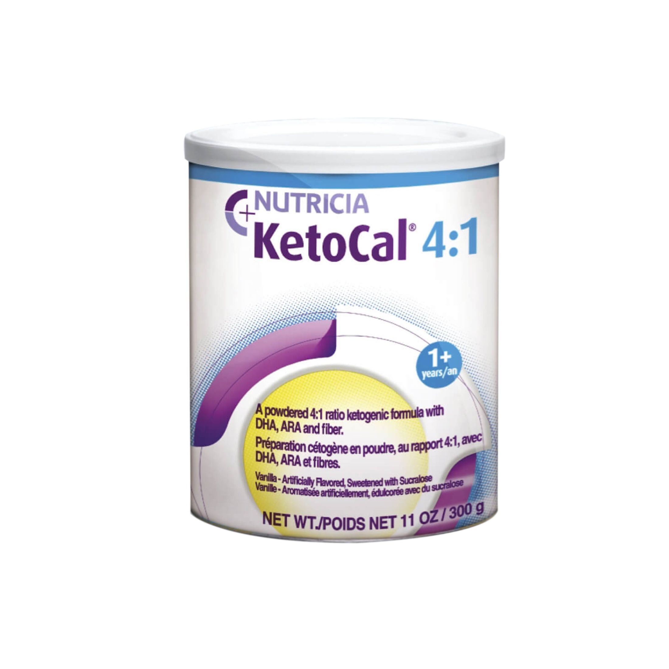 Ketocal Oral Supplement 4:1 Vanilla 300 Gram Can Powder