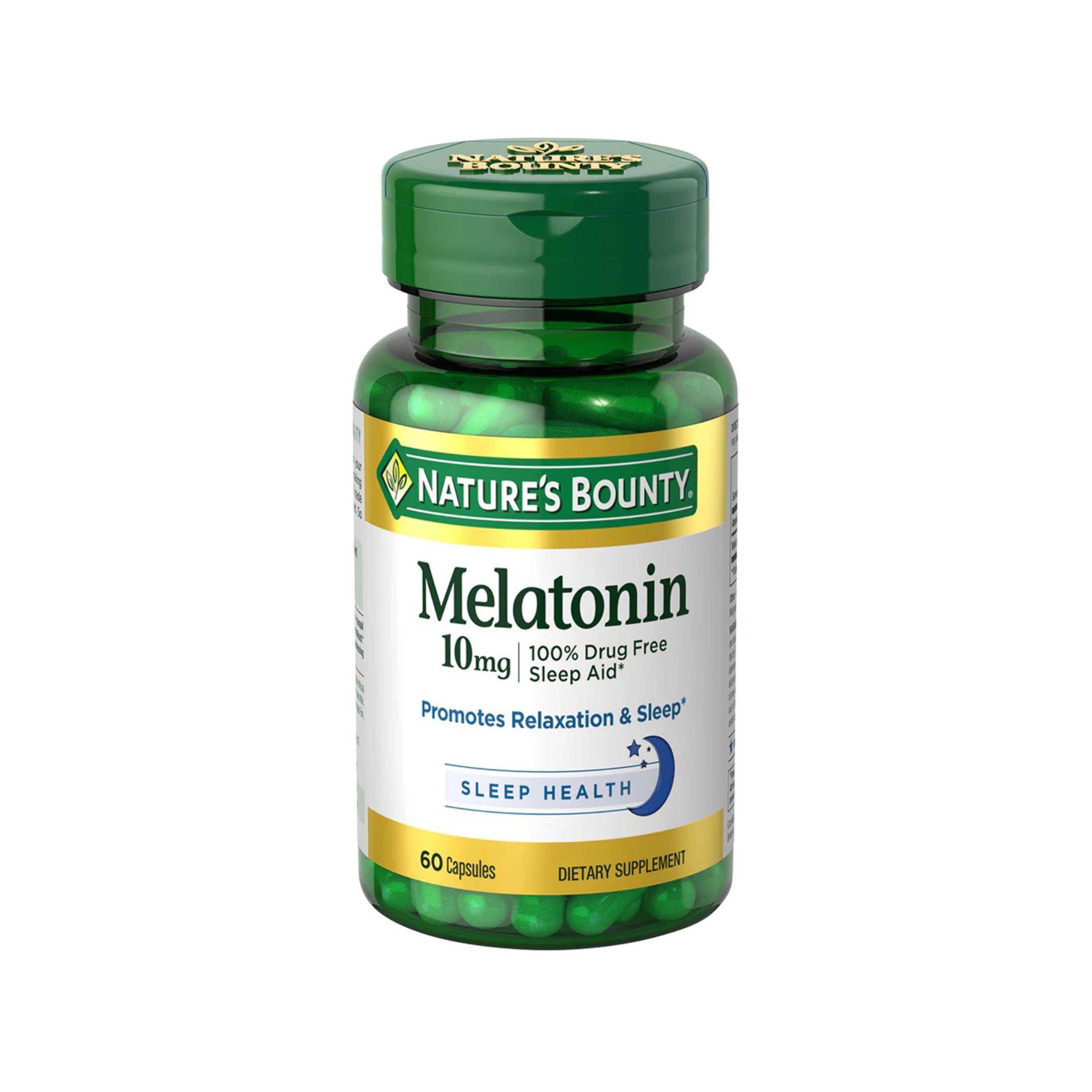 Nature's Bounty Melatonin Sleep Aid Capsules, 10 Mg