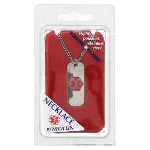 Emerge-Alert Penicillin Allergy Necklace