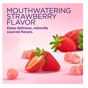 Nature's Bounty Optimal Solutions Hair, Skin & Nails Vitamin Gummies With Biotin, 2500 Mcg, Strawberry