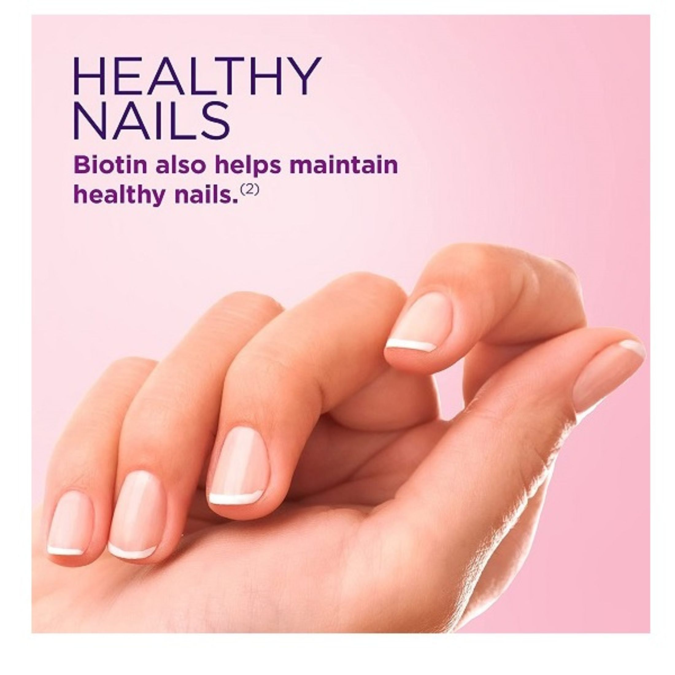Nature's Bounty Optimal Solutions Hair, Skin & Nails Vitamin Gummies With Biotin, 2500 Mcg, Strawberry