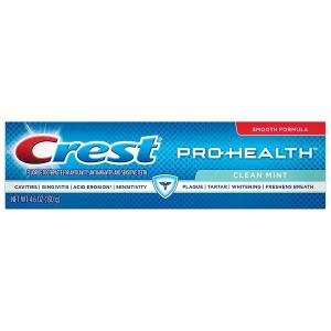Crest Pro-Health Smooth Formula Toothpaste, Clean Mint Paste, 4.6 Oz