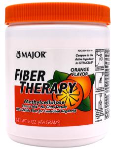 Major Soluble Fiber Therapy Powder Orange Flavor - 16 Oz
