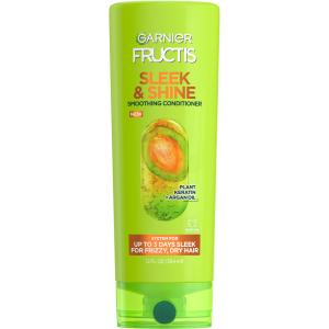 Fructis Garnier Sleek & Shine Conditioner, Frizzy, Dry, Unmanageable Hair, 12 Fl. Oz