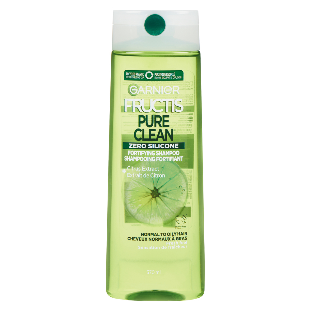 Fructis Garnier Pure Clean Purifying Shampoo Silicone Free For All Hair Types