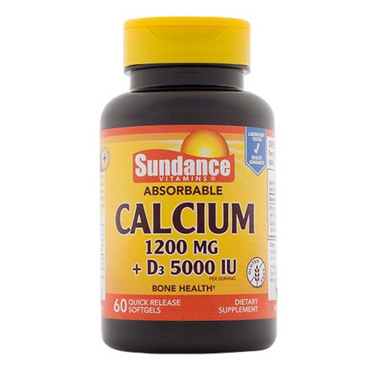 Sundance Vitamins Absorbable Calcium 1200 Mg + D3 5000 IU - 60 Softgels
