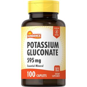 Sundance Vitamins Potassium Gluconate 595 Mg 100 Caplets