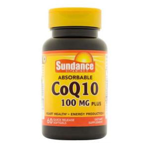 Sundance Vitamins Coq10 100 Mg Plus 60 Softgels