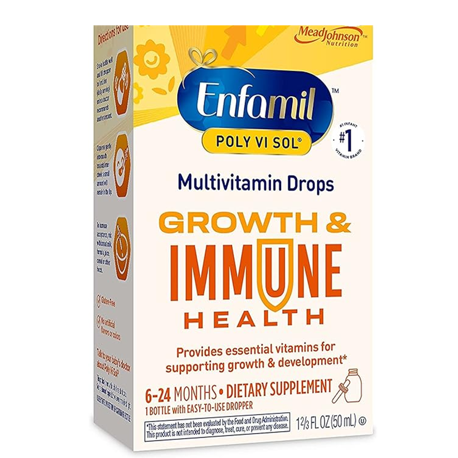 Enfamil Poly-Vi-Sol Multivitamin Supplement Drops For Infants And Toddlers - 50 Ml