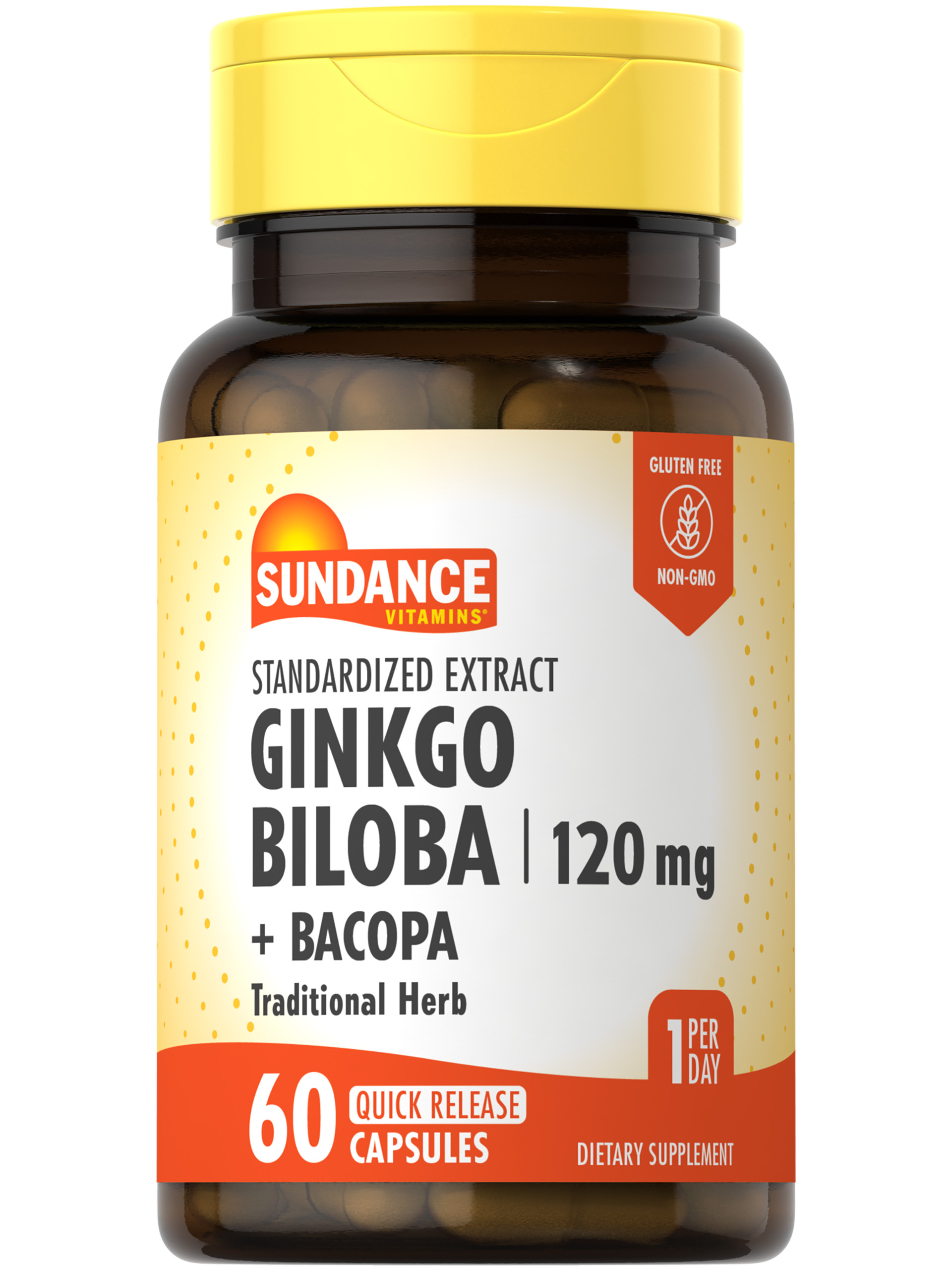 Sundance Ginkgo Biloba 120 Mg Plus – 60 Capsules