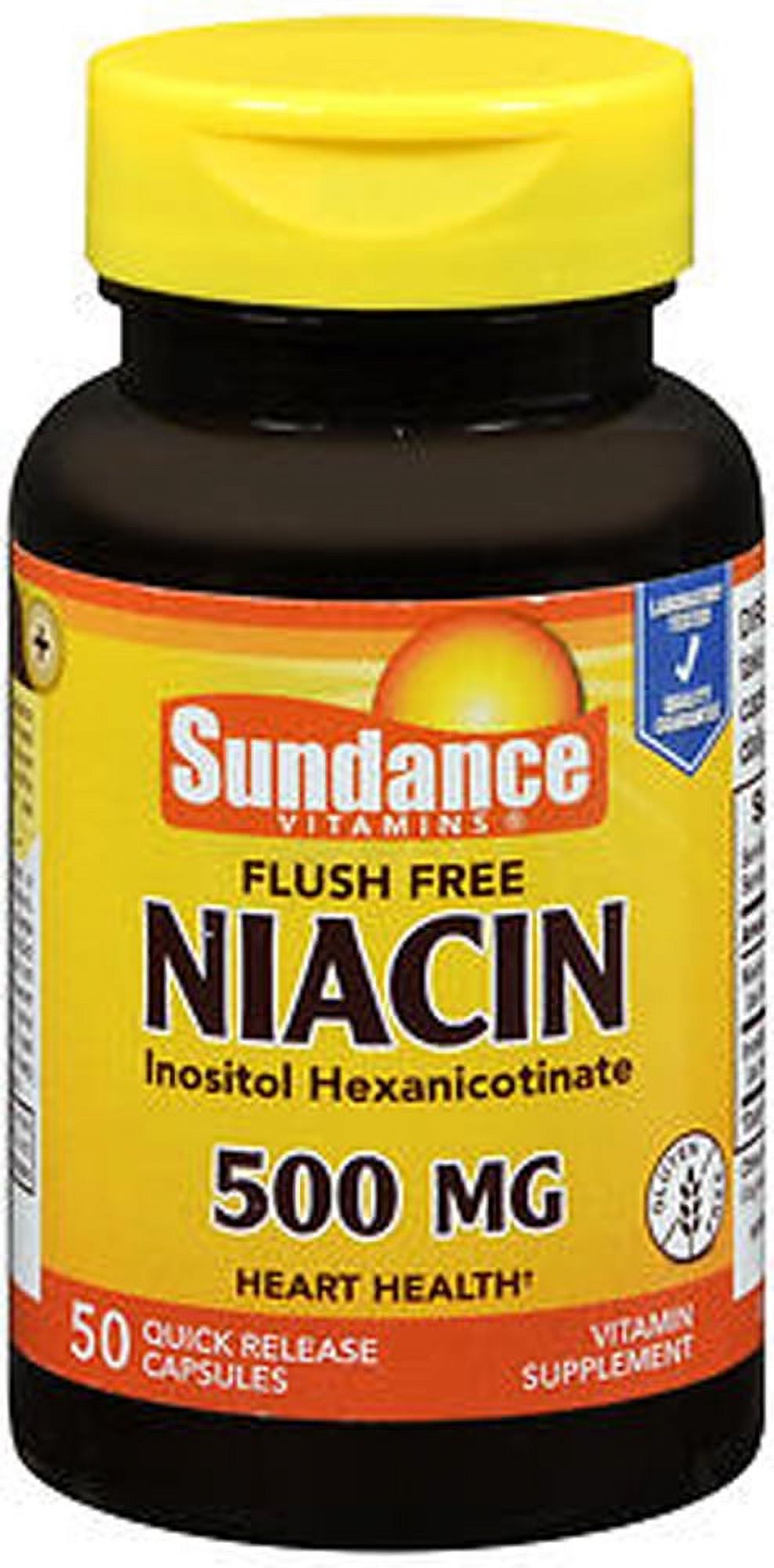 Sundance Flush Free Niacin 500 Mg - 50 Capsules
