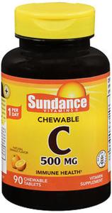 Sundance Vitamins Vitamin C 500 Mg Chewable Tablets